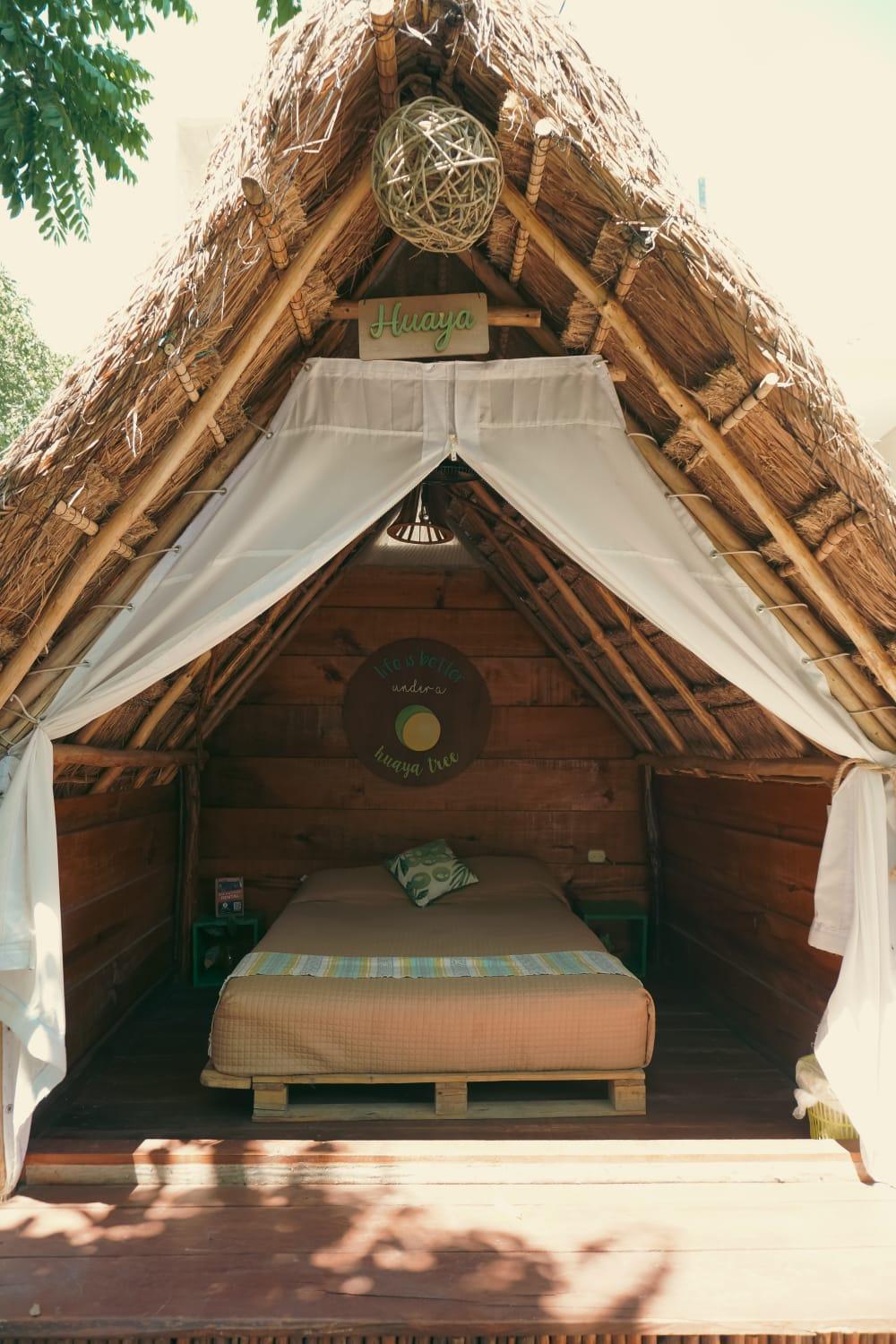 El Buho Bacalar Eco-Cabanas Hostal Exteriör bild