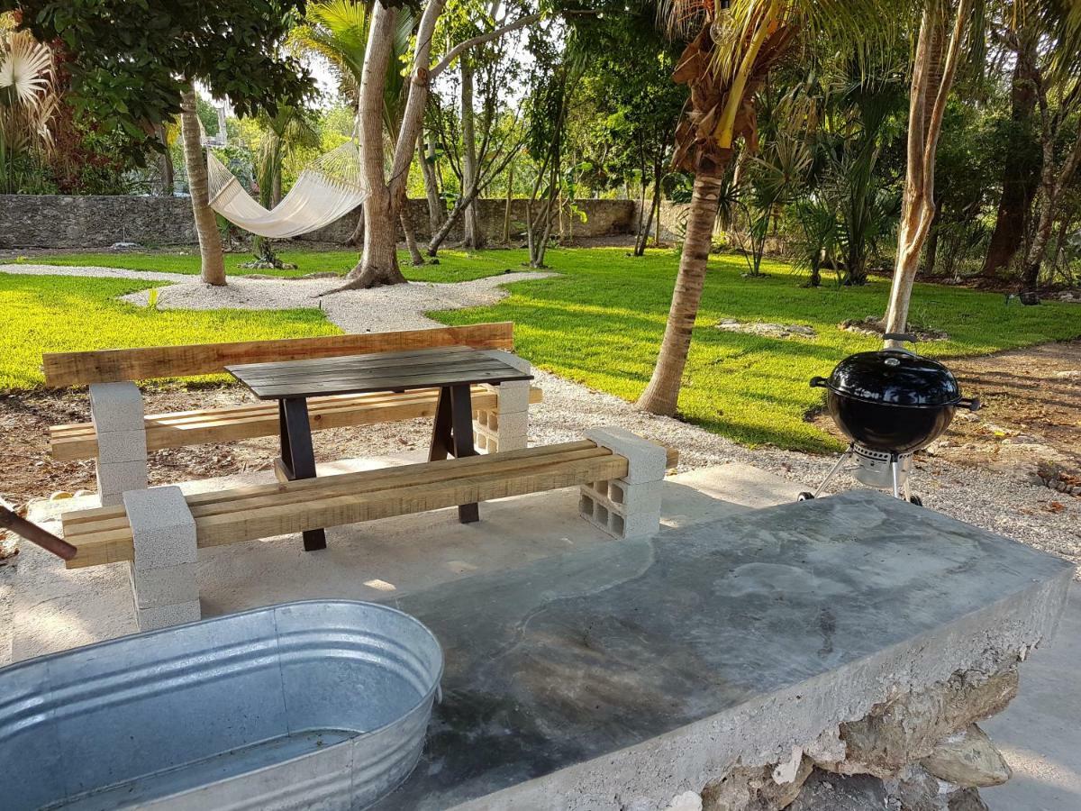 El Buho Bacalar Eco-Cabanas Hostal Exteriör bild