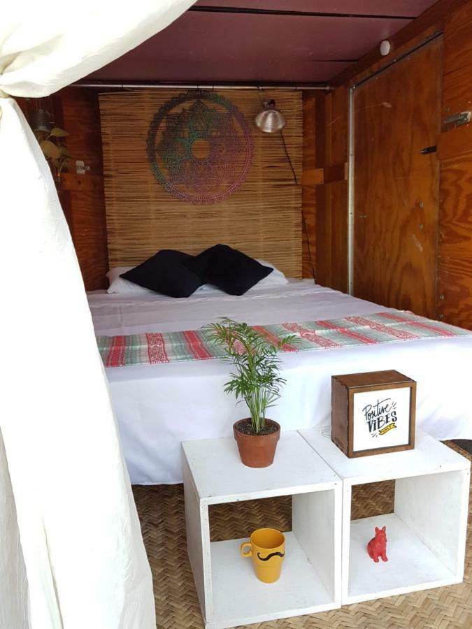 El Buho Bacalar Eco-Cabanas Hostal Exteriör bild