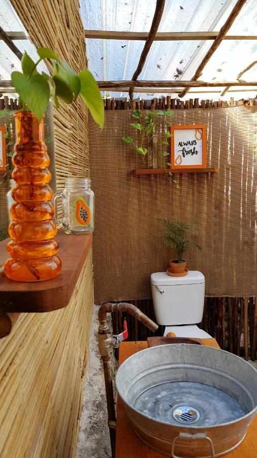 El Buho Bacalar Eco-Cabanas Hostal Exteriör bild