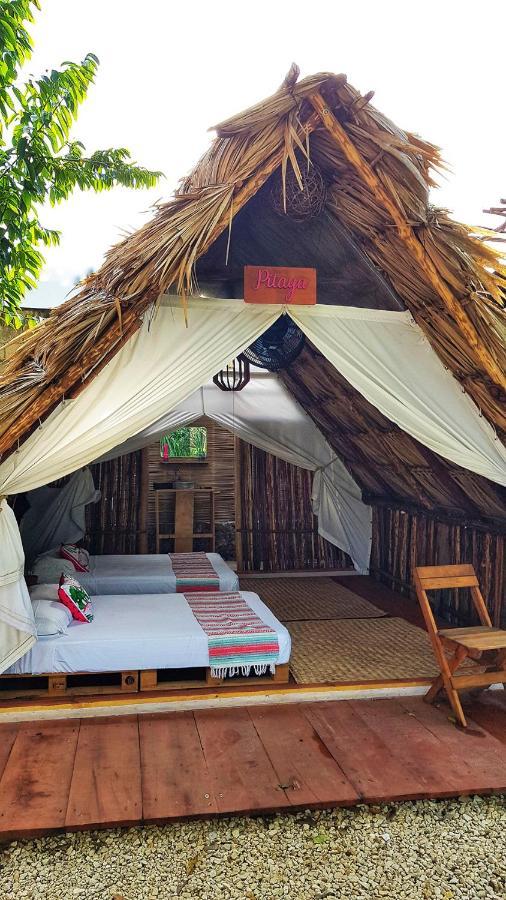 El Buho Bacalar Eco-Cabanas Hostal Exteriör bild